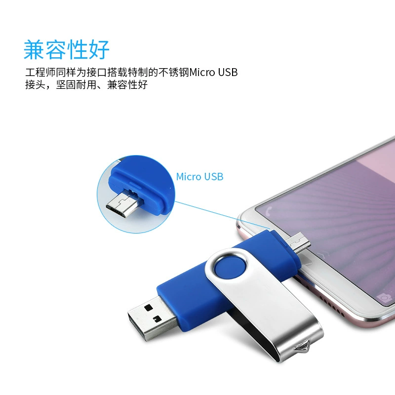 Apple, совместимый металлический ёмкий USB-накопитель, оптом, Android, 32 ГБ