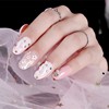 Fake nails for bride for manicure, nail stickers for nails, photography props, 24 pieces, wholesale