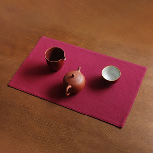 Erya factory direct cotton mat tea mat incense burner table flag tea ceremony double-sided incense mat small tea mat