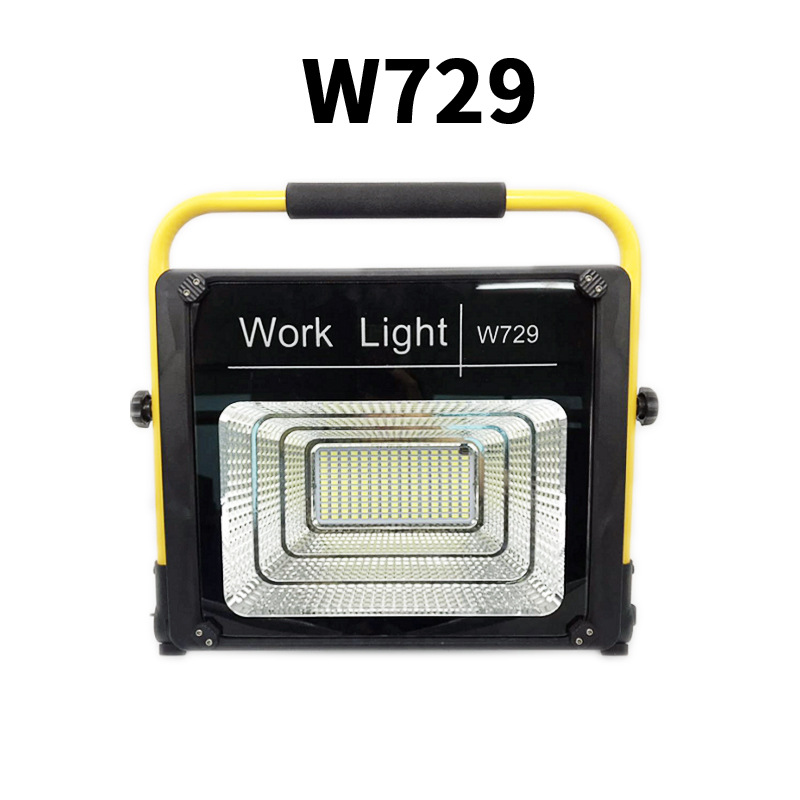 Nueva venta al por mayor fuerte luz LED Luz de inundación de alta potencia al aire libre sitio de construcción luz USB carga directa reflector lámpara de iluminación portátil