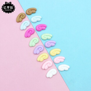 Angel wings diy accessories cream glue phone case stationery box baby hands and feet inkpad resin accessories wholesale
