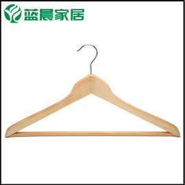 实木衣架酒店服装店木衣架套装衣挂防滑无痕木质荔浦衣架厂家直供