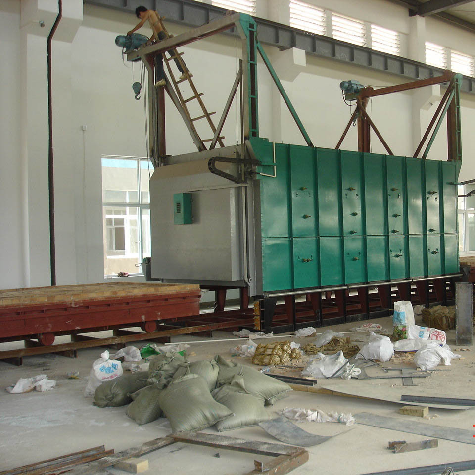 台车炉厂家制造双台车式电阻炉 台车淬火回火退火炉