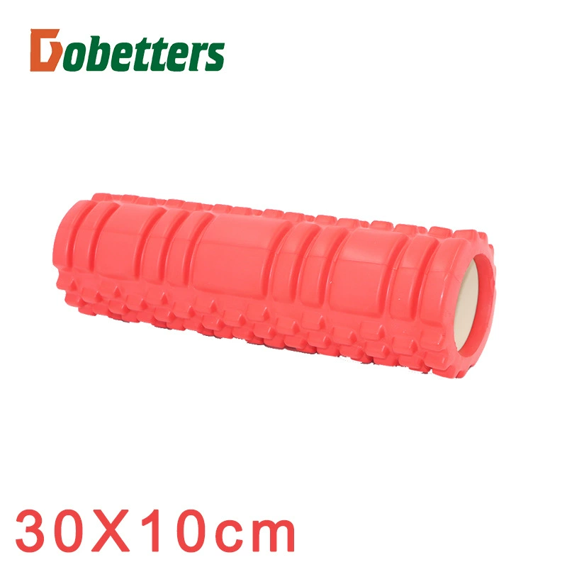 EVA hollow textured massage roller (Dobetters) 30×10 cm — mini yoga balance stick