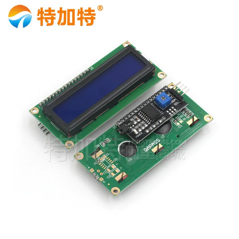 LED синяя матрица LCD дисплей 3.3В, LCD1602 символьный модуль дисплея