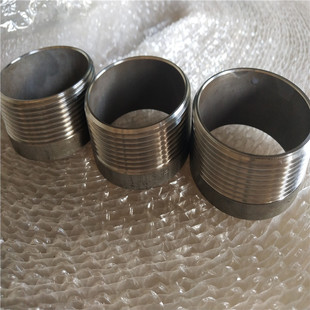 Specializing in the production of DN 25 150MM long stainless steel 304 double wire pipe high quality NPT threaded outer wire joint