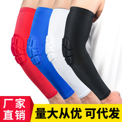 Wholesale breathable honeycomb anti-collision sports elbow sleeves for basketball, football, mountain climbing equipment and accessories