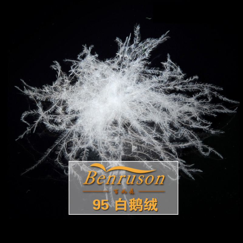 Down 95 White Goose Factory Direct Sales 5A High Cleanliness, Fluffy and High Supply down and Feather Raw Materials Wholesale Origin