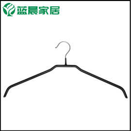 亚马逊跨境电商款浸塑衣架防滑干湿两用衣撑浸胶塑料衣架厂家直供