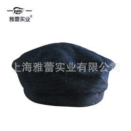 帽子工厂订制定做春秋男女贝雷帽牛仔贝蕾帽餐厅服务员帽子蓓蕾帽