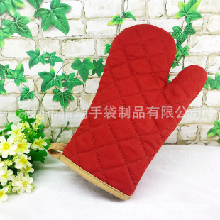 Cotton Insulation Gloves Thickeneded Microwave Oven Gloves Cotton Oven Flame Retardant Gloves Intercotton Heat-resistant Baking Gloves