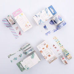 DIY handbook tape colorful series basic 4 roll box diary sticker painting washi tape 12 styles