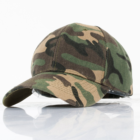 迷彩棒球帽鸭舌帽登山帽野营帽钓鱼帽Camouflage Baseball Cap