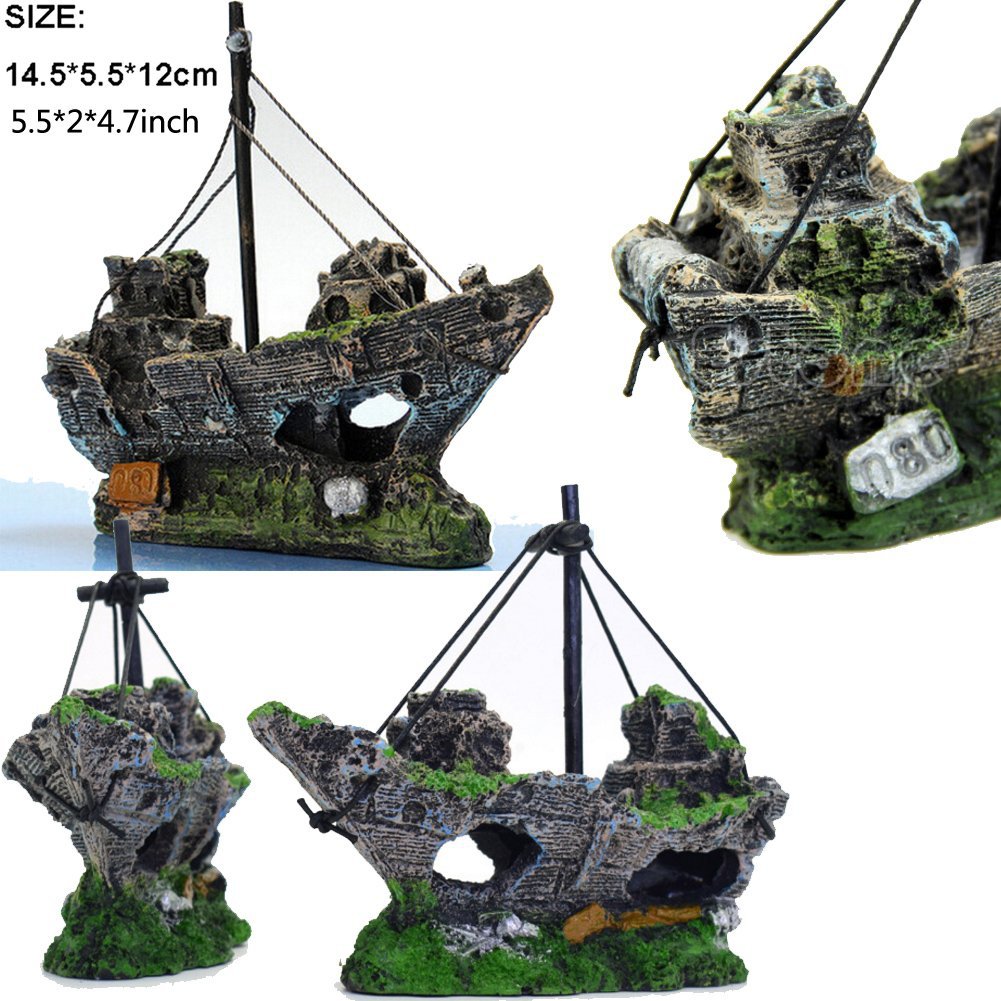 6 piezas de acuario planta pecera decoración resina plástico decoración acuario artificial plástico planta decoración acuario paisaje