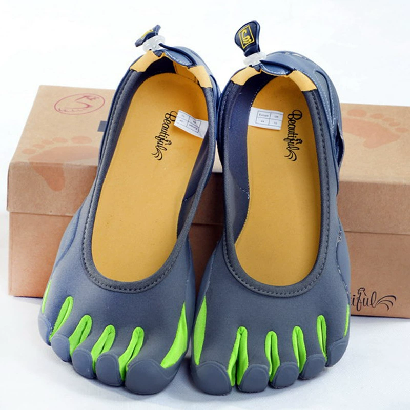 2019 Новая летняя пляжная обувь с пятью носками Обувь для отслеживания пяти пальцев Обувь для серфинга и плавания Водные кроссовки