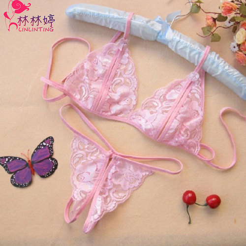 Lin Linting new factory direct selling sexy lingerie bra women's temptation panties sexy nightgown one piece drop shipping