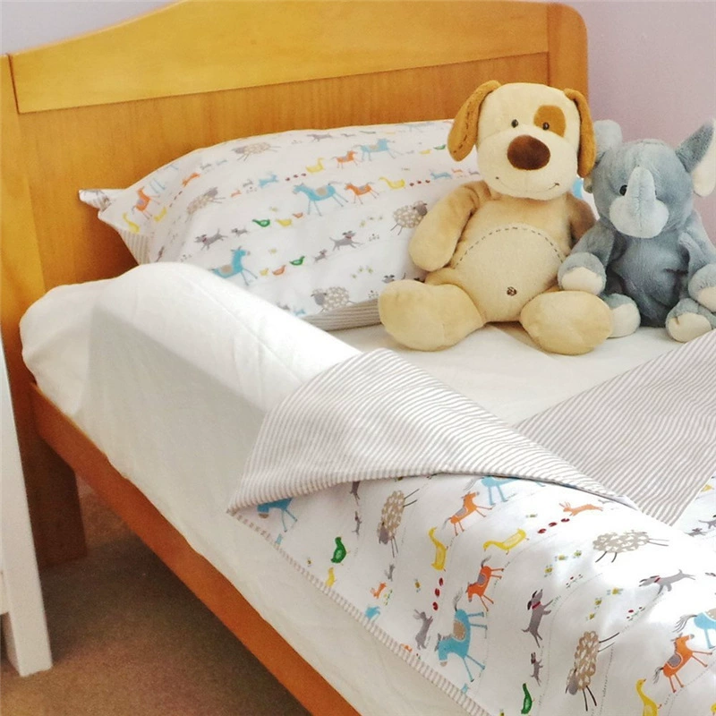 Оптовая продажа ПВХ надувной нескользящий забор для кроватки, безопасный Детский защитный забор от падения, детское ограждение от падения