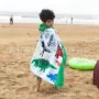 柔软吸水超细连帽浴袍