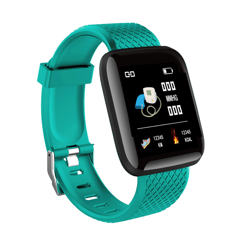 Nueva pantalla grande 116 más pulsera inteligente música APP sueño monitoreo paso conteo presión arterial ritmo cardíaco pulsera deportiva