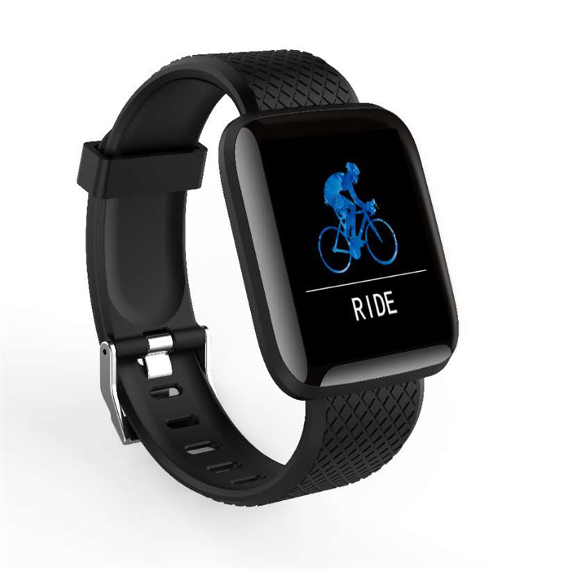 116Plus pantalla de color inteligente pulsera D13 en tiempo real Frecuencia Cardíaca 1,3 pulgadas presión arterial sueño IP67 pulsera de regalo impermeable