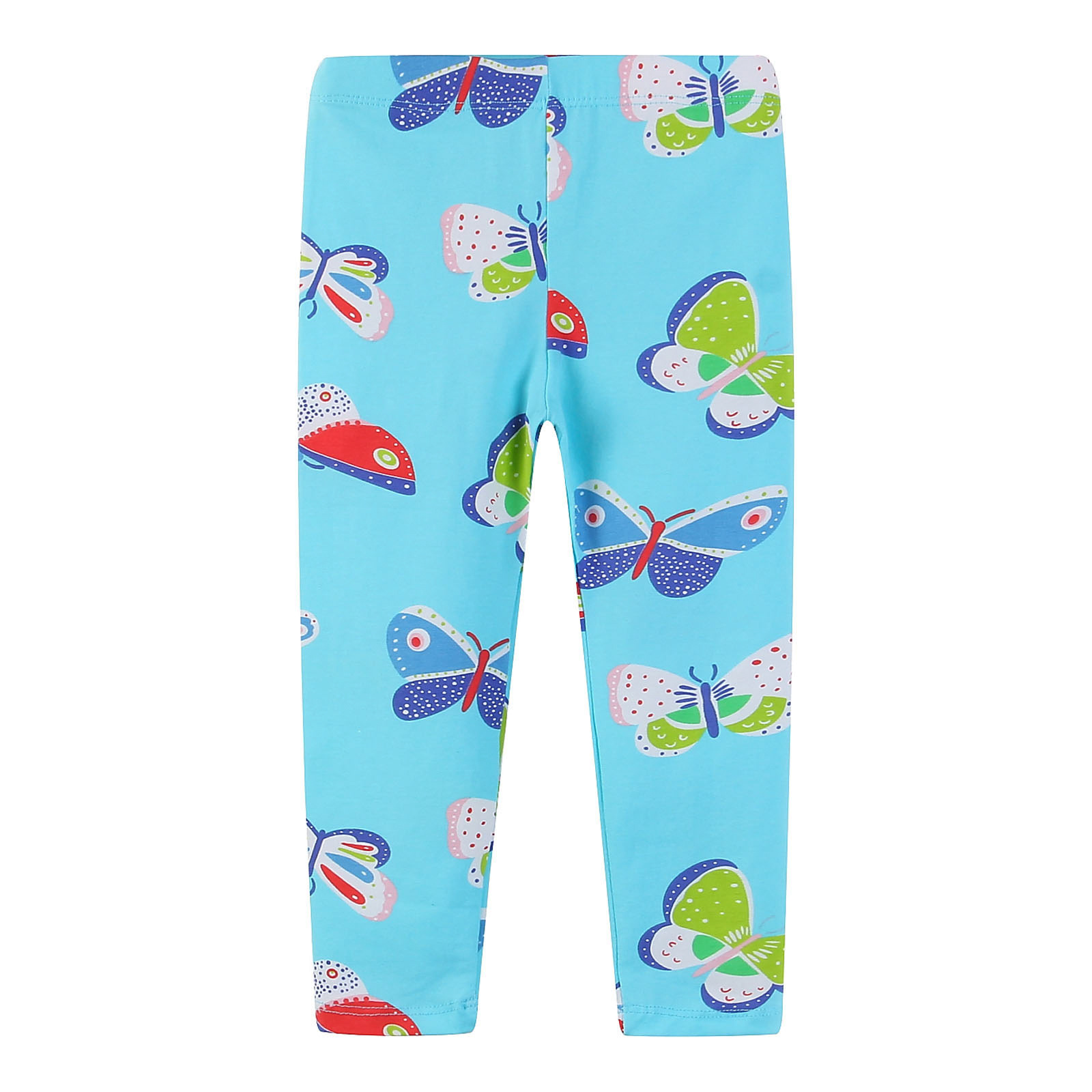 Primavera nuevo estilo europeo y americano marca ropa de los niños leggings sirena impreso niñas polainas distribución entrega