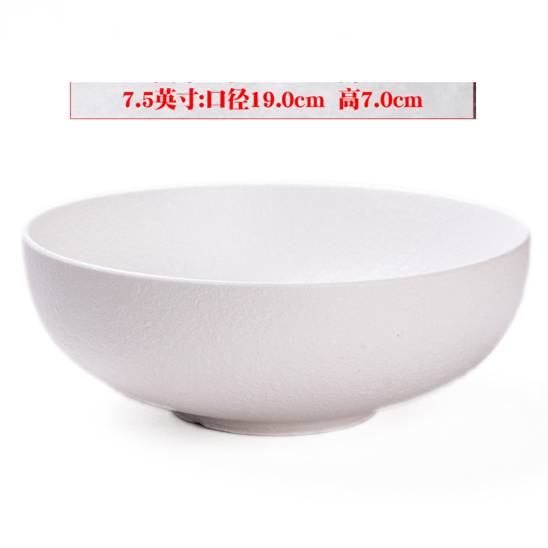 6 pulgadas tazón de cerámica ensalada sopa de fideos arroz tazón de comida ligera