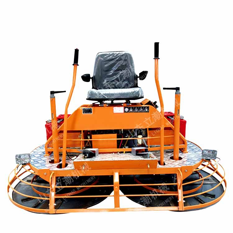 24匹座驾式双抹盘磨光机 1米大直径抹盘效率高 重量大压实效果好