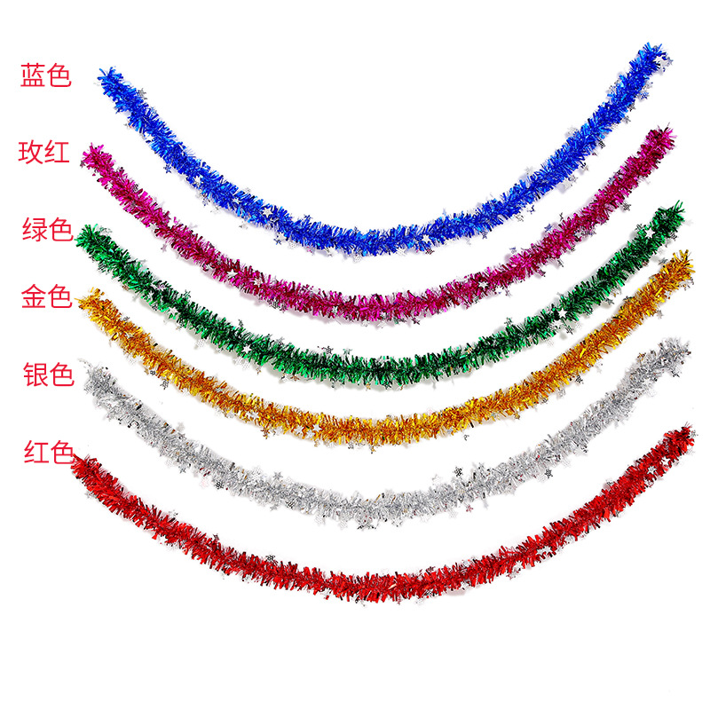 Tela de decoración de celebración navideña Tela de decoración de boda navideña 2 metros 5 capas Tela de navidad encriptada Tapa de color rosa