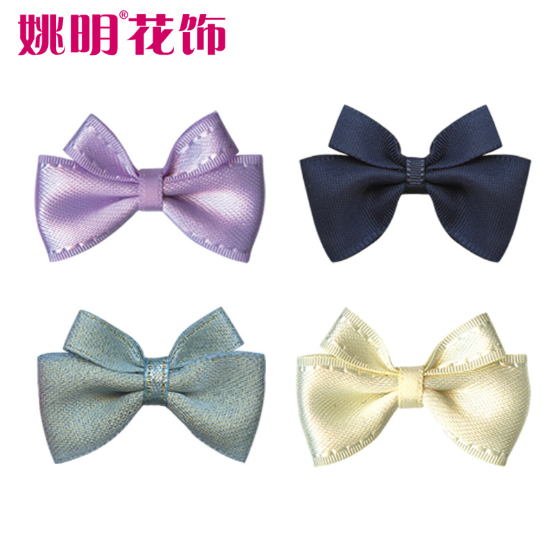 Yao Ming cinta flor tocado accesorios para el cabello caja de regalo Decoración Ropa Para el hogar material de la cinta venta directa de fábrica nudo plano