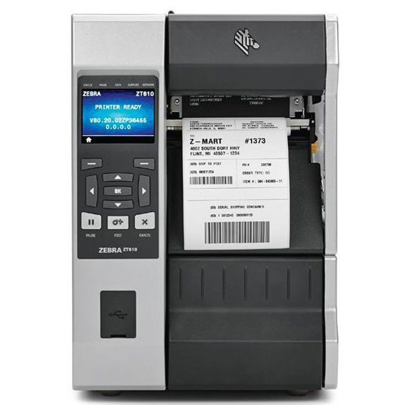 ZEBRA����ZT610��ҵ����ӡ��������PCBҽ���Թ��鱦΢С�����ǩ