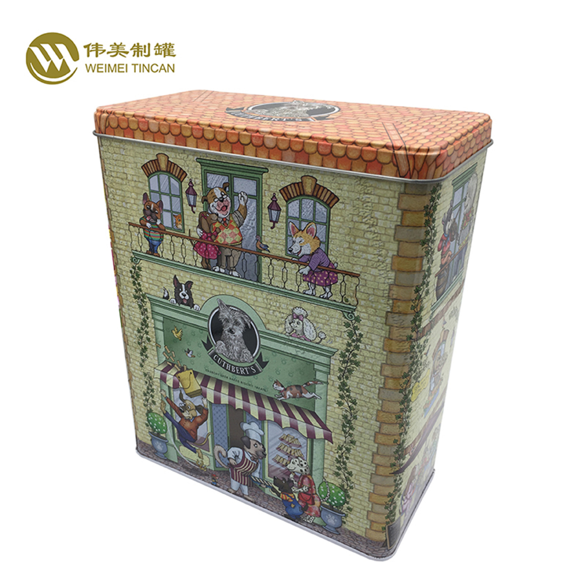 马口铁狗罐 马口铁包装罐铁皮宠物粮罐动物口粮铁罐1KG装