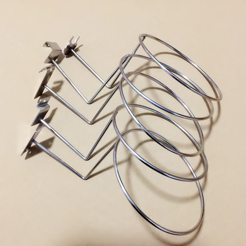 Placa de ranura tubo cuadrado agujero de malla placa malla pared adulto niños sombrero estante sombrero soporte de exhibición sombrero soporte sombrero anillo