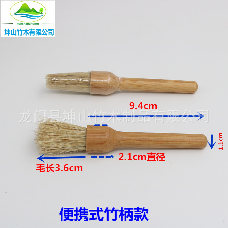 Coffee brush, measuring spoon from natural wood 5