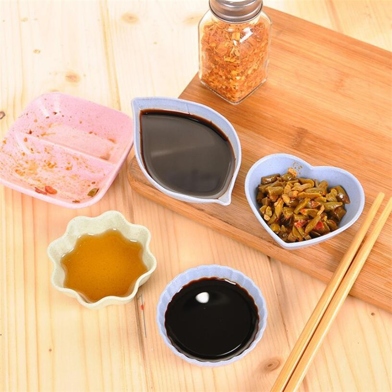 Wheat flavoring plate dining dipping small tray kitchen tableware snack plate vinegar dish vegetable dish gift manufacturer