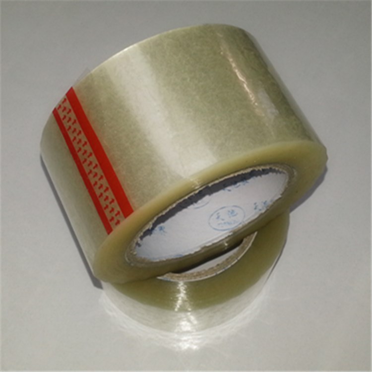 透明封箱胶带批发 6*100米透明胶带厂家直供 透明米黄两色可选
