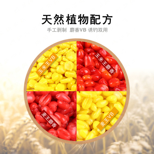 Western style fishing bait 100ml VB corn fermented corn musk corn kernel wild fishing bait grass carp carp bait