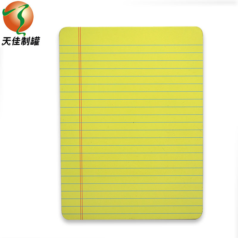 厂家外销马口铁磁性写字板 速记白板长方形冰箱贴留言板彩印生产