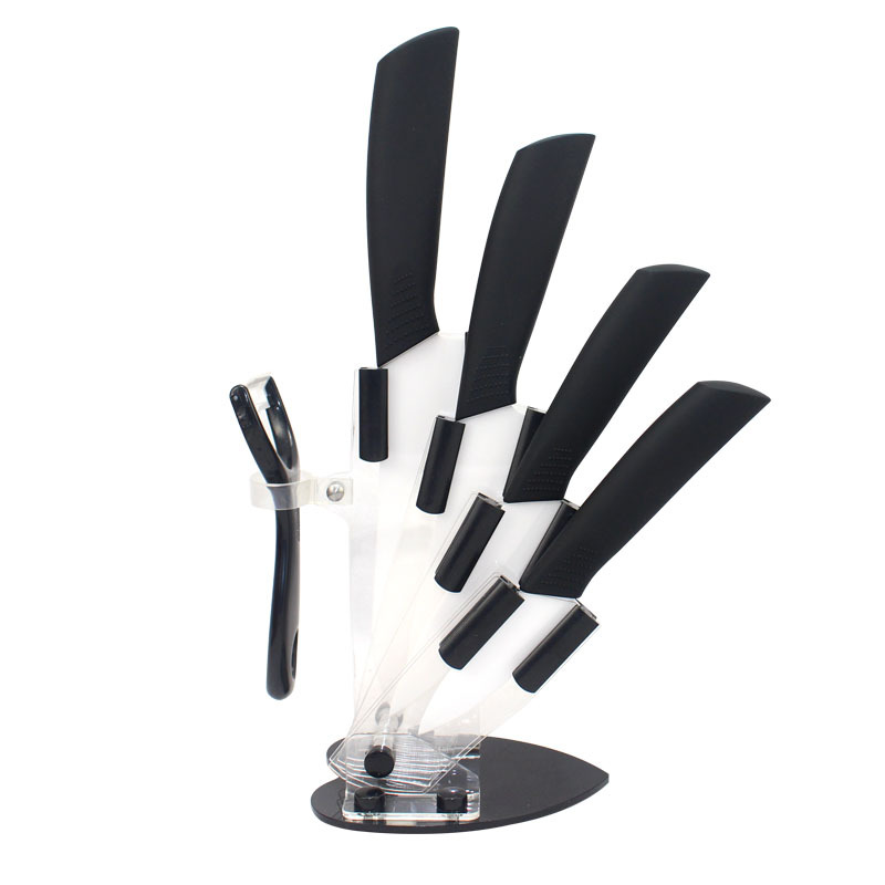 Embalaje transfronterizo estilo de comercio exterior 3456 pulgadas cuchillo de cerámica conjunto multi-estilo de cocina opcional cuchillo práctico cuchillo de chef