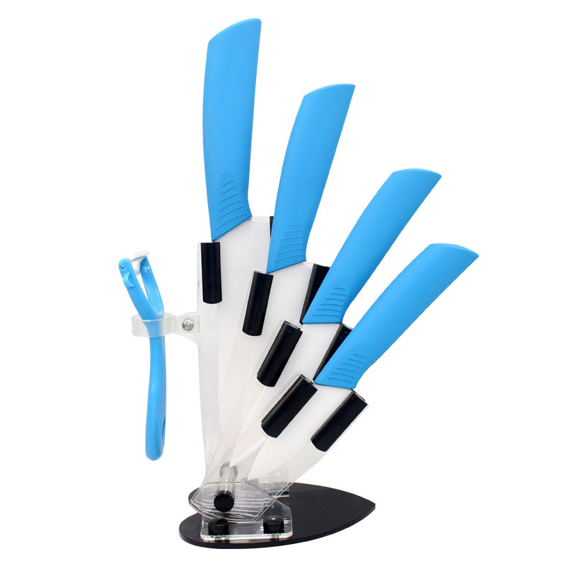 Embalaje transfronterizo estilo de comercio exterior 3456 pulgadas cuchillo de cerámica conjunto multi-estilo de cocina opcional cuchillo práctico cuchillo de chef