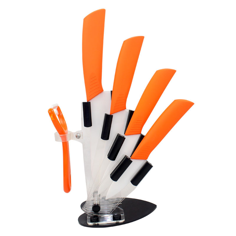 Embalaje transfronterizo estilo de comercio exterior 3456 pulgadas cuchillo de cerámica conjunto multi-estilo de cocina opcional cuchillo práctico cuchillo de chef