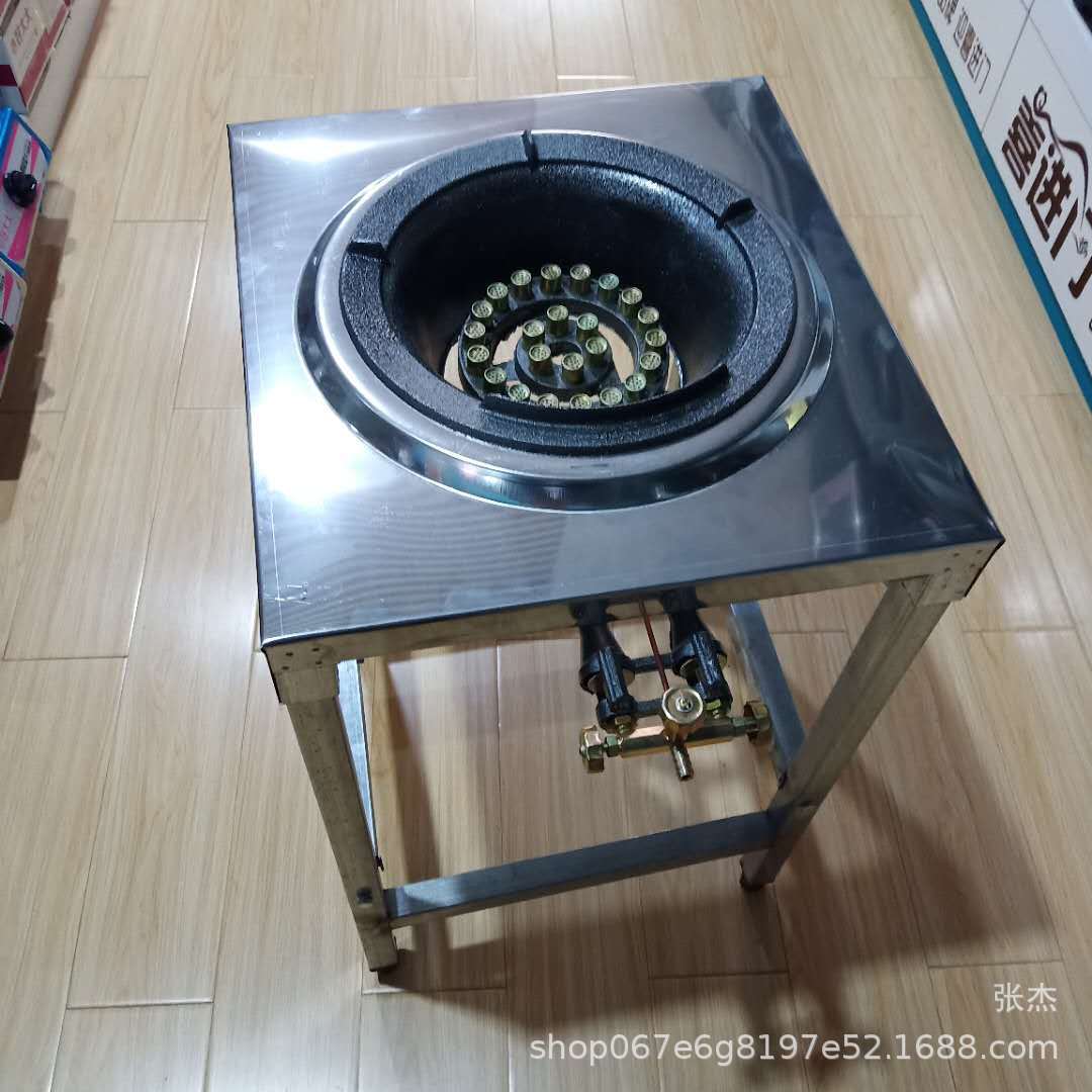 厂价批发不锈钢单眼灶台 镀锌灶台架不锈钢台面 加厚单眼钢面灶台