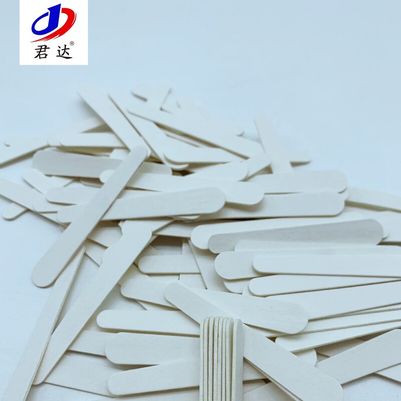 High-grade white yarn mini wood skin file stock nail file wood skin sandpaper file polishing file
