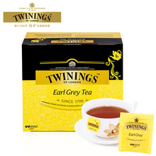 进口Twinings川宁英国豪门伯爵红茶袋泡茶50片 红茶包50包 茶叶