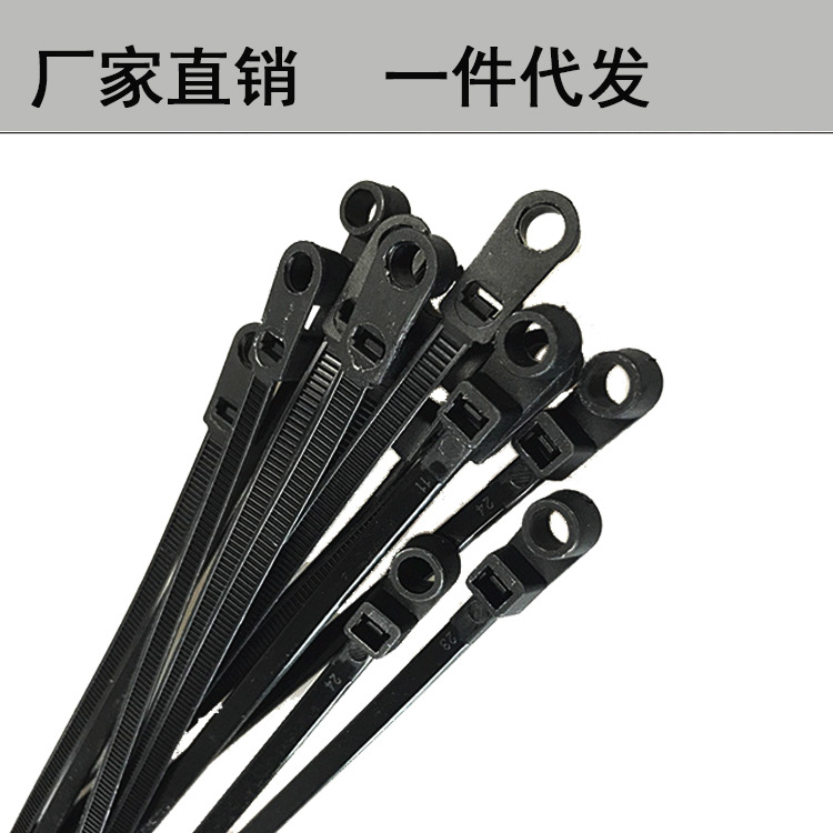 Tornillo agujero fijo cabeza cilíndrica auto-bloqueo cabeza lazo 4*150*200mm doble agujero redondo cabeza lazo alambre