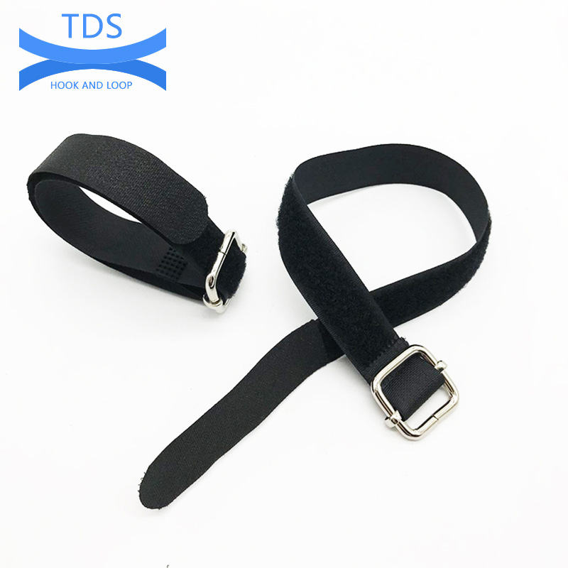 直销反扣魔术贴扎带自粘式塑料扣固定瑜伽货物绑带模型电池捆扎带