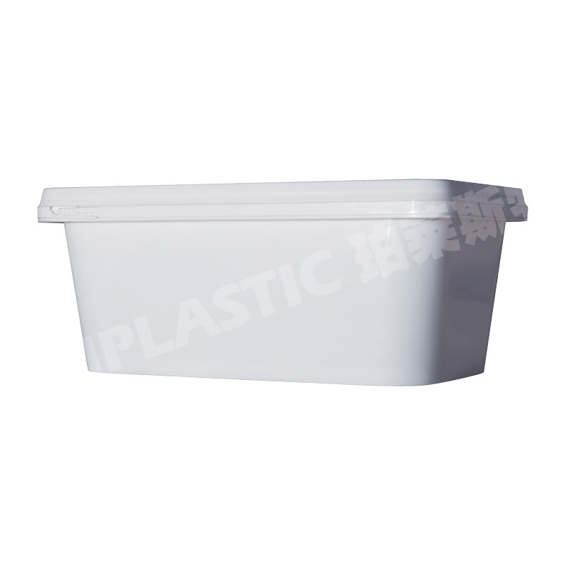 3L冰淇淋雪糕包装盒 3升方形雪糕冰淇淋塑料盒 方形雪糕包装盒