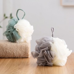 T adult bath ball, two-color splicing foaming net wholesale, elegant large bath towel, bath towel, bath towel