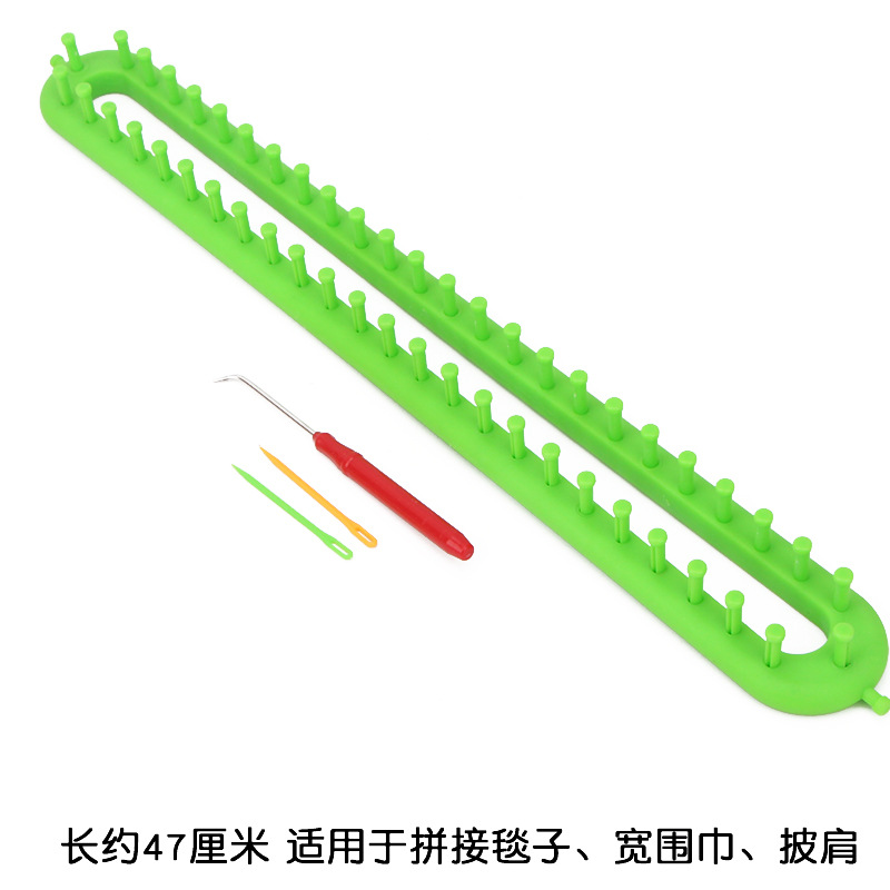 Bufanda sombrero tejer artefacto hecho a mano de lana máquina tejer bricolaje suéter herramienta perezoso cero básico tutorial gratuito