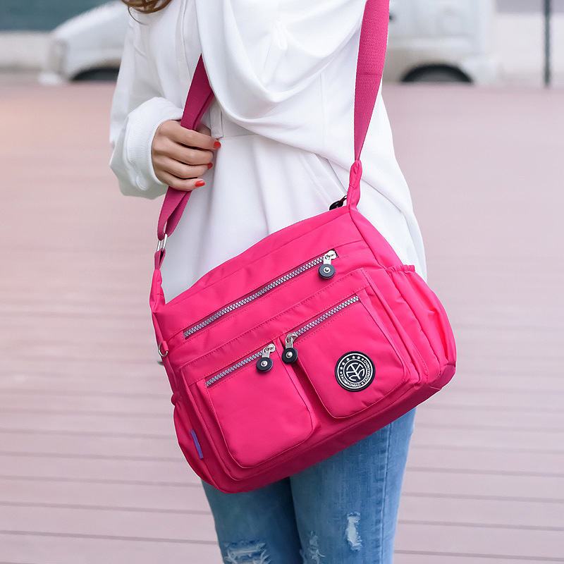 2026 Nylon Bag New Style Shoulder Bag Women's Crossbody Bag Multi-Pocket Cloth Bag Water-Repellent Cloth Bag 2026 Nylon Bag New Style Shoulder Bag Women's Crossbody Bag Multi-Pocket Cloth Bag Water-Repellent Cloth Bag
