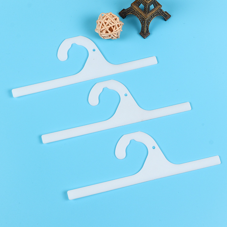 供应通用包装袋挂钩 白色塑料挂钩 pp衣架挂钩16.1x5.4cm